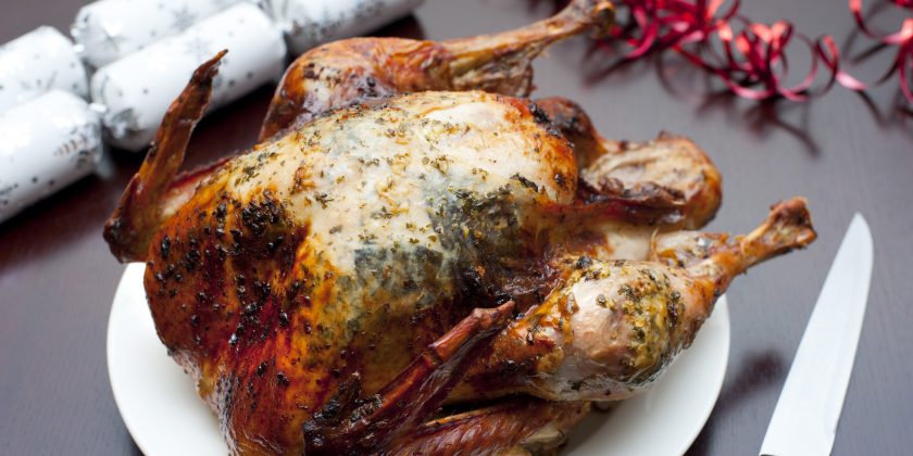 roasted christmas turkey